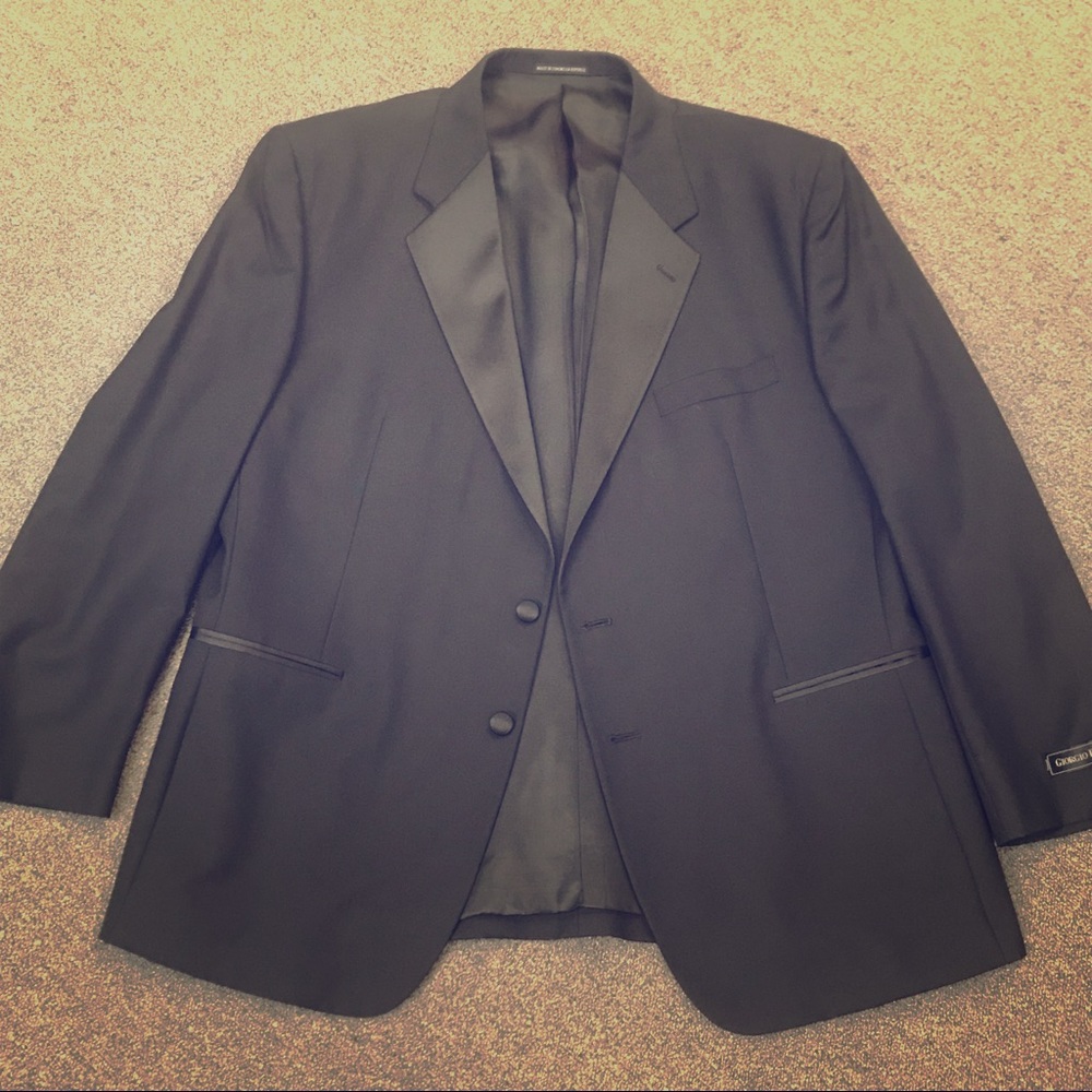 Nwt 2 Button Notch Tuxedo Jacket - image 1